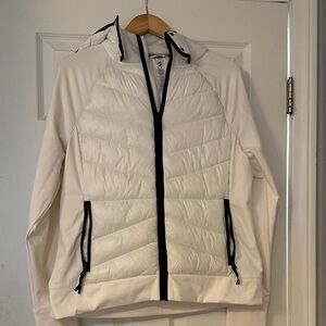 Lou & Grey Cream Jacket with Black Trim